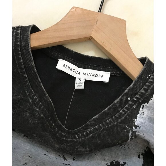 Rebecca Minkoff 100% Cotton Print Tee Sample - SM - NWT - Picture 2 of 4
